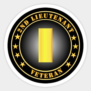 Army - 2nd Lieutenant Veteran Sticker